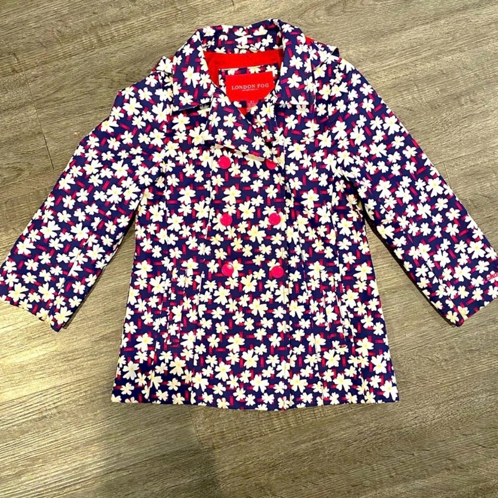 Excellent Condition Toddler Girls London Fog Light Weight Jacket with Hood
